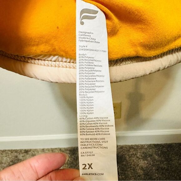 Fabletics Mallory Fleece Pullover Jacket- 2X - Picture 8 of 9